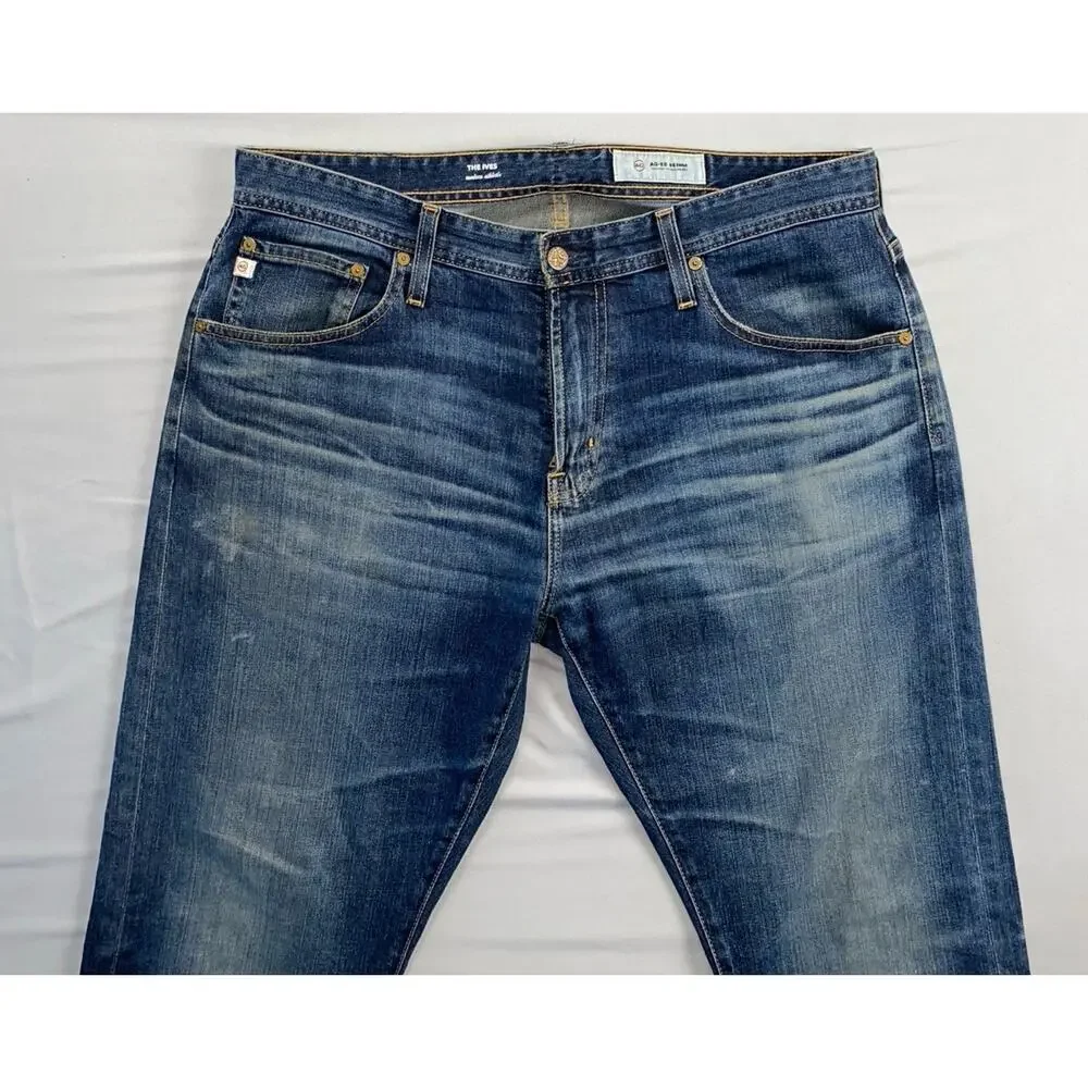 AG AG-ED Denim The Ives Modern Athletic Stretch Denim Jeans. Tag 34R, 36X27.5 - Picture 6 of 9
